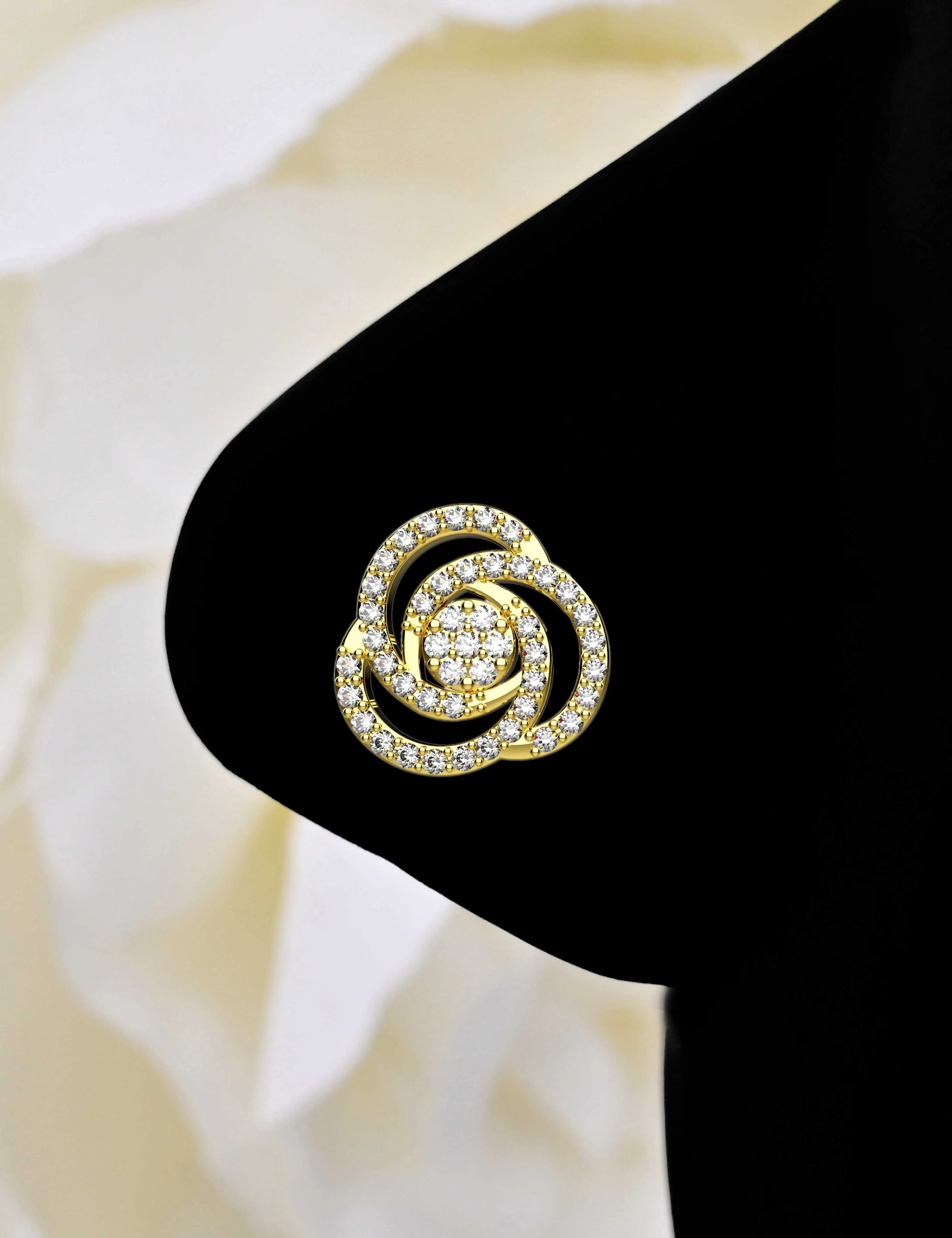 Spiral Swirl Nose Stud – Artistic Gold Nose Piercing Jewelry