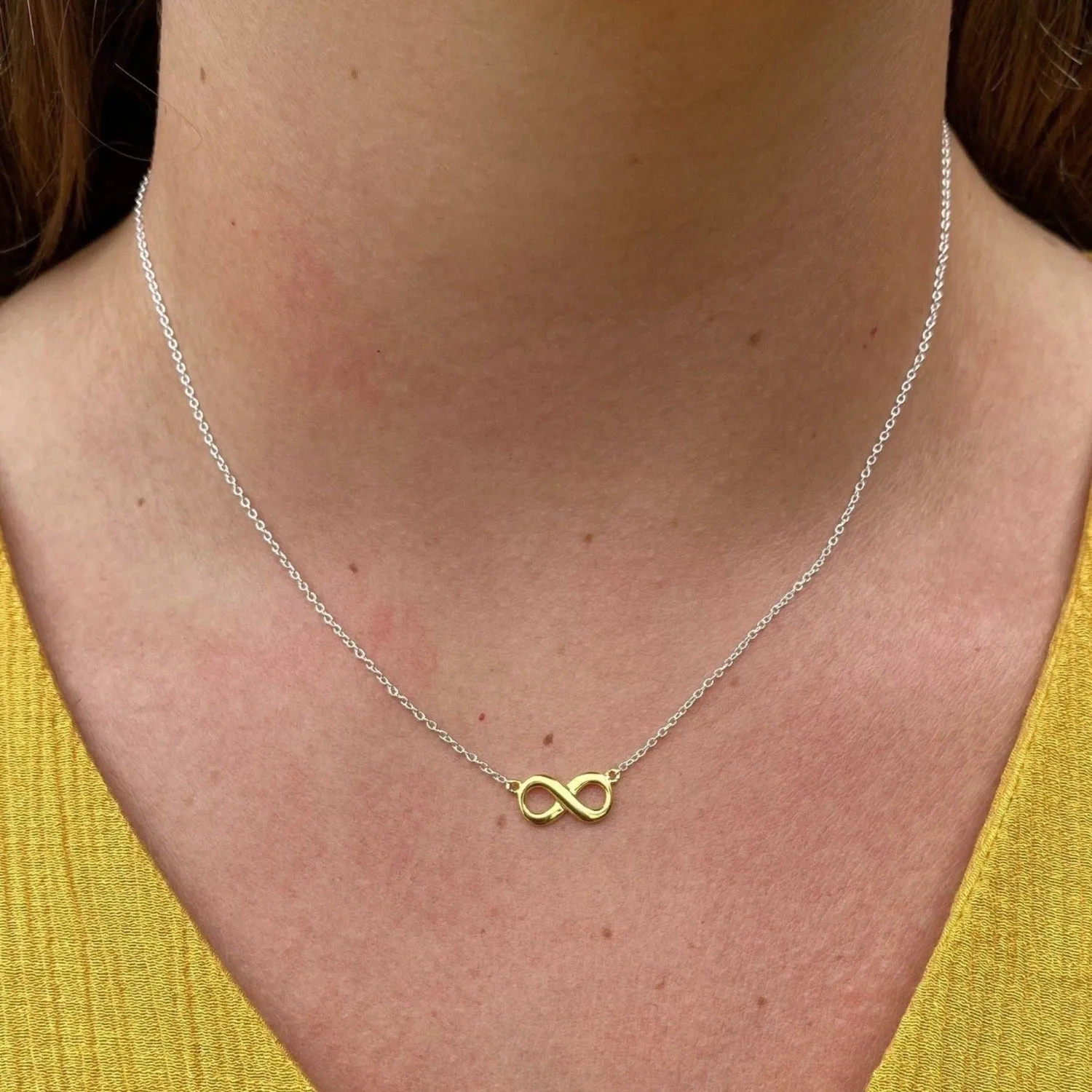 Sterling Silver Infinity Necklace