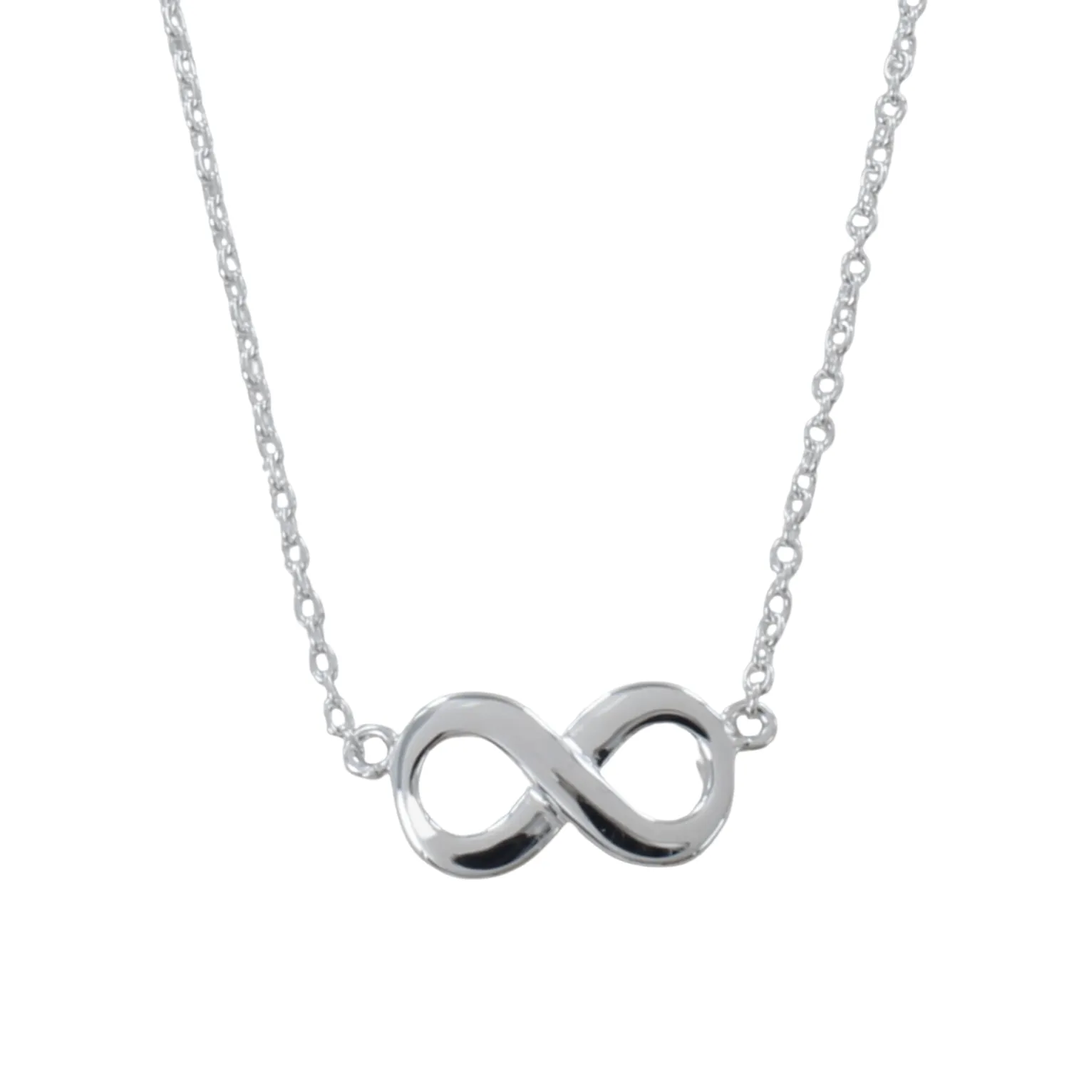 Sterling Silver Infinity Necklace