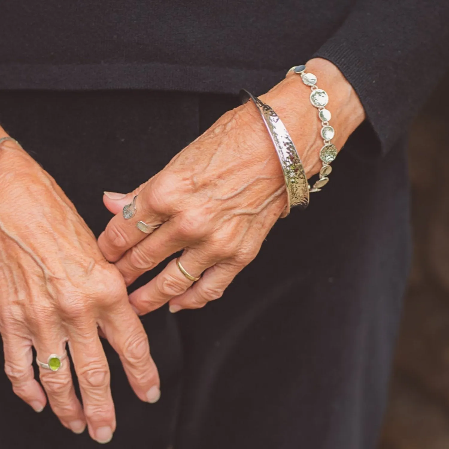 Sterling Silver Shingle Bracelet