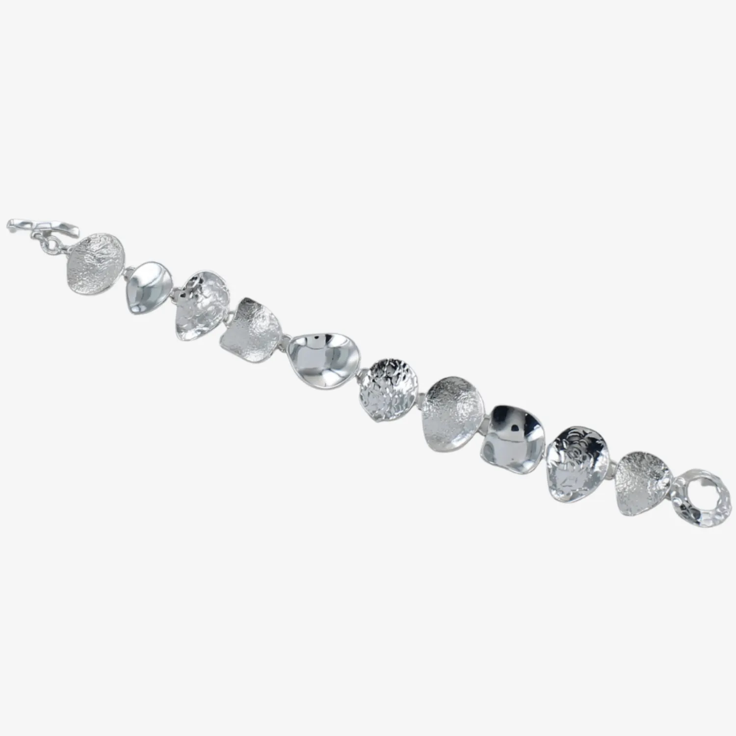 Sterling Silver Shingle Bracelet