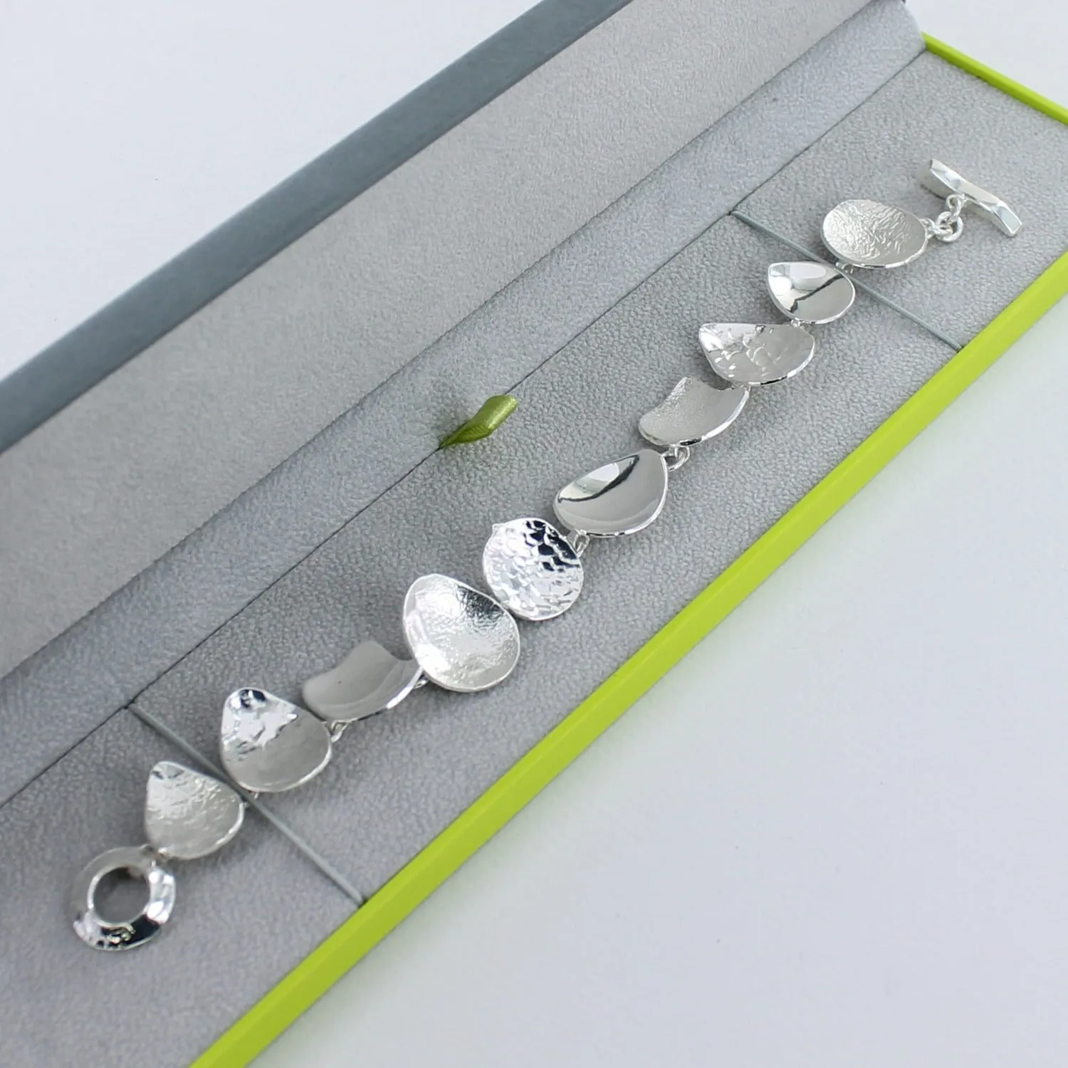 Sterling Silver Shingle Bracelet