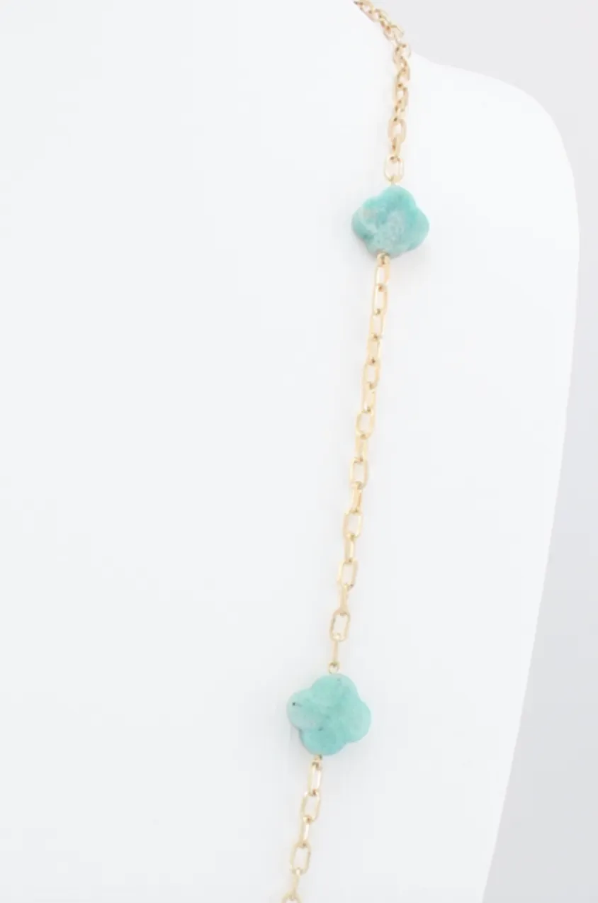 Stone Station Necklace