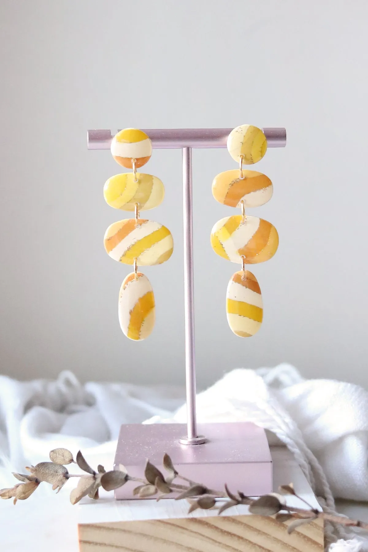 Sunday Morning Polymer Clay Earrings