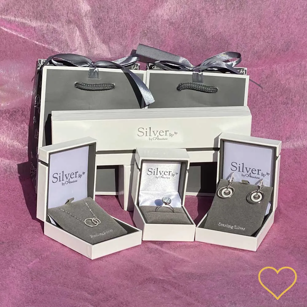 Sunshine Sterling Silver Cubic Zirconia Pendant