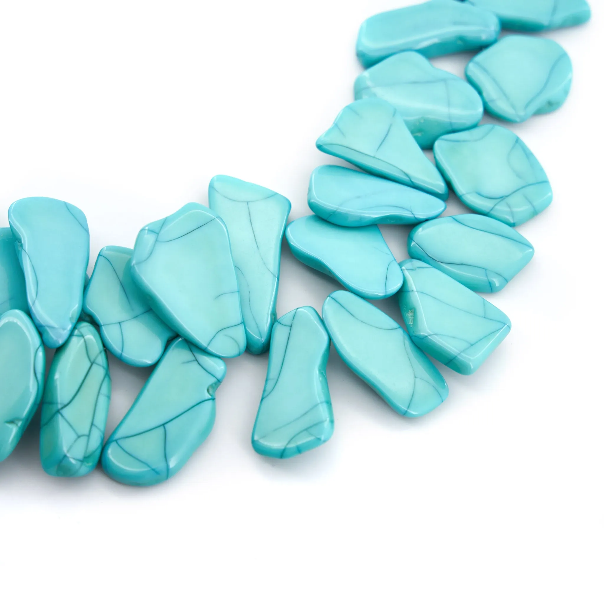 Tia Howlite Necklace - Turquoise