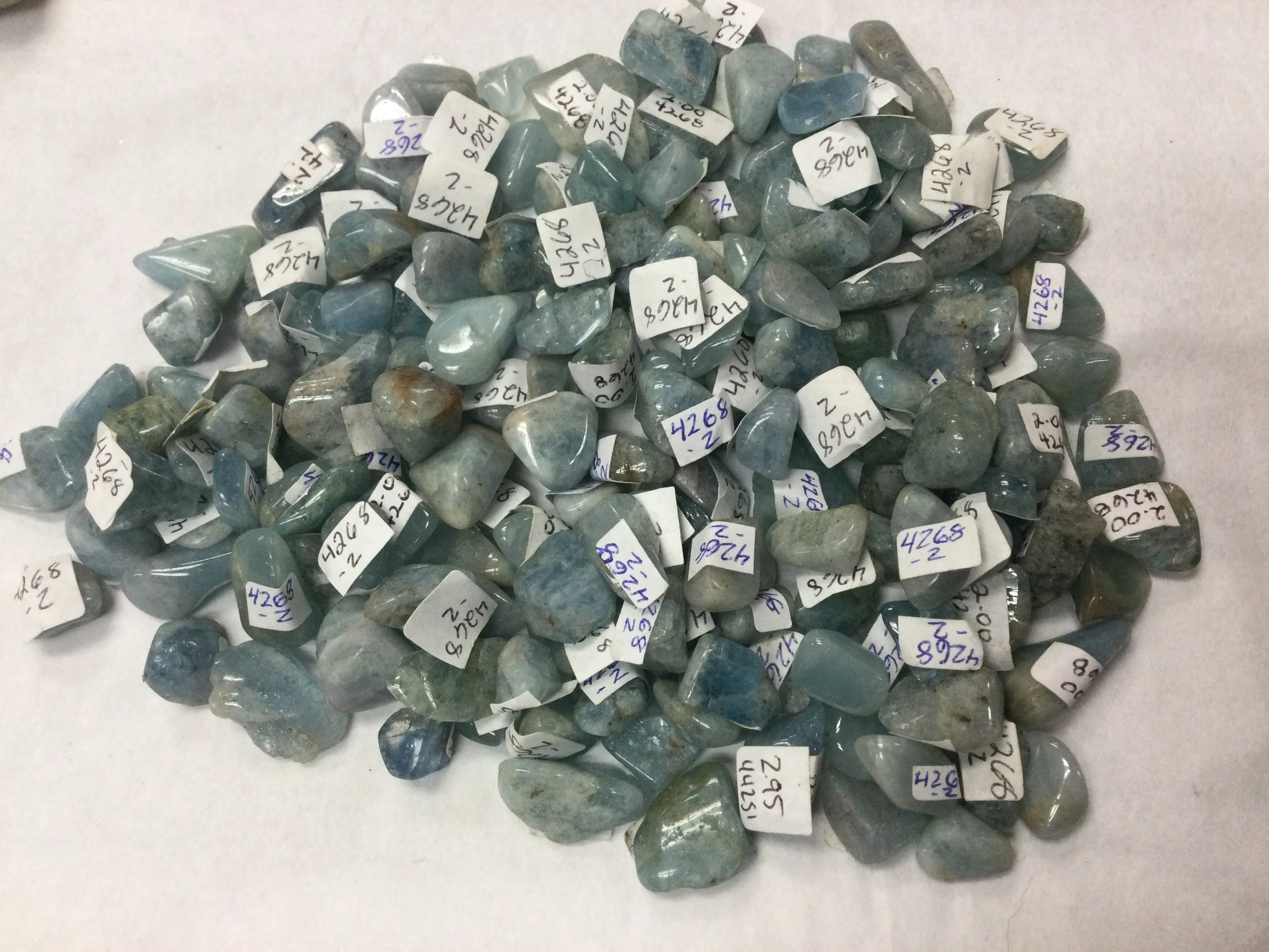 Tumbled Aquamarine