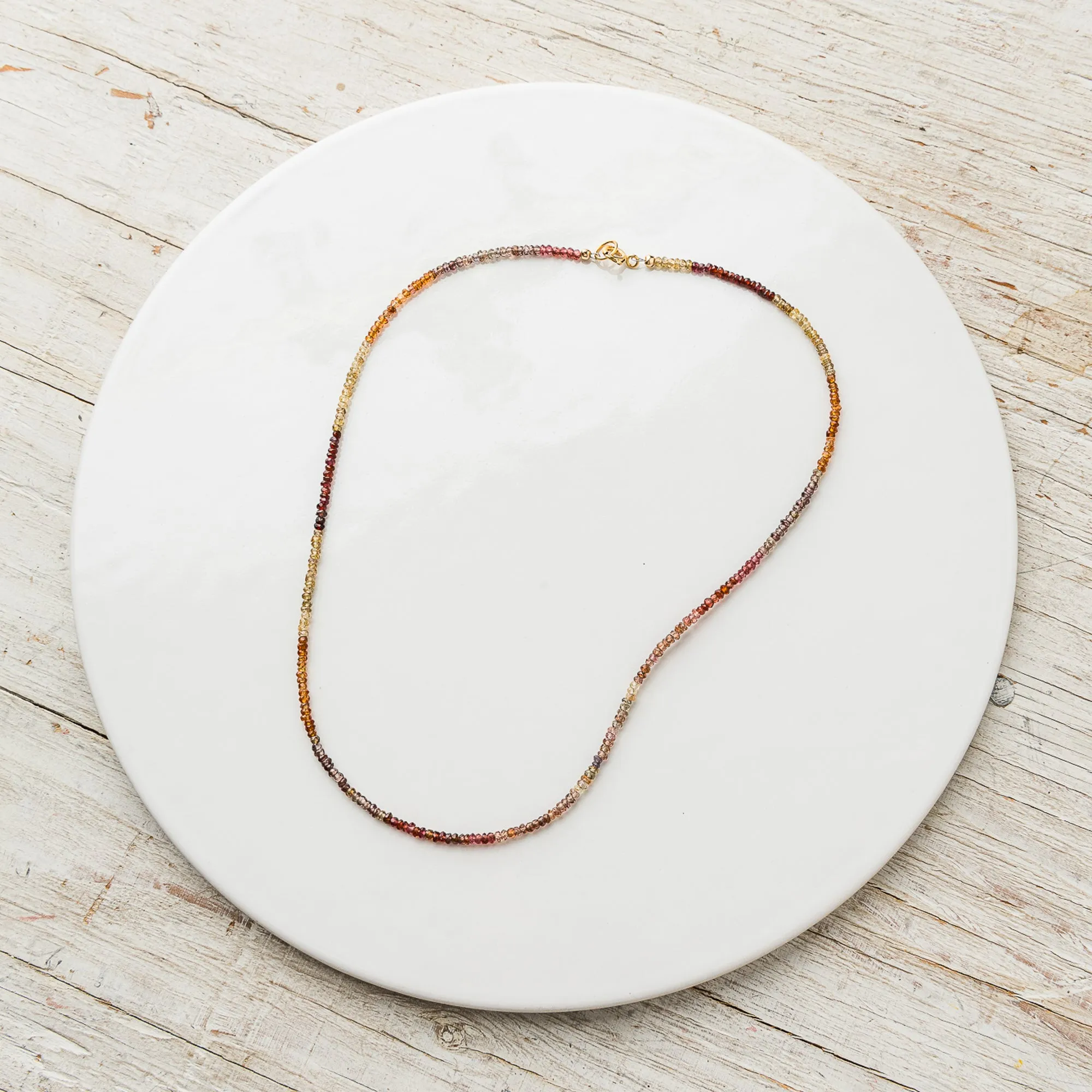 Tunduru Sapphire Beaded Necklace