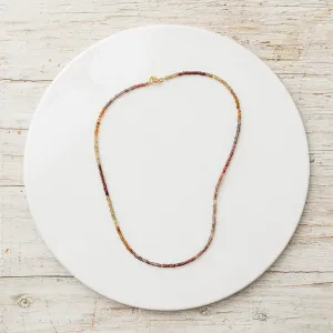 Tunduru Sapphire Beaded Necklace