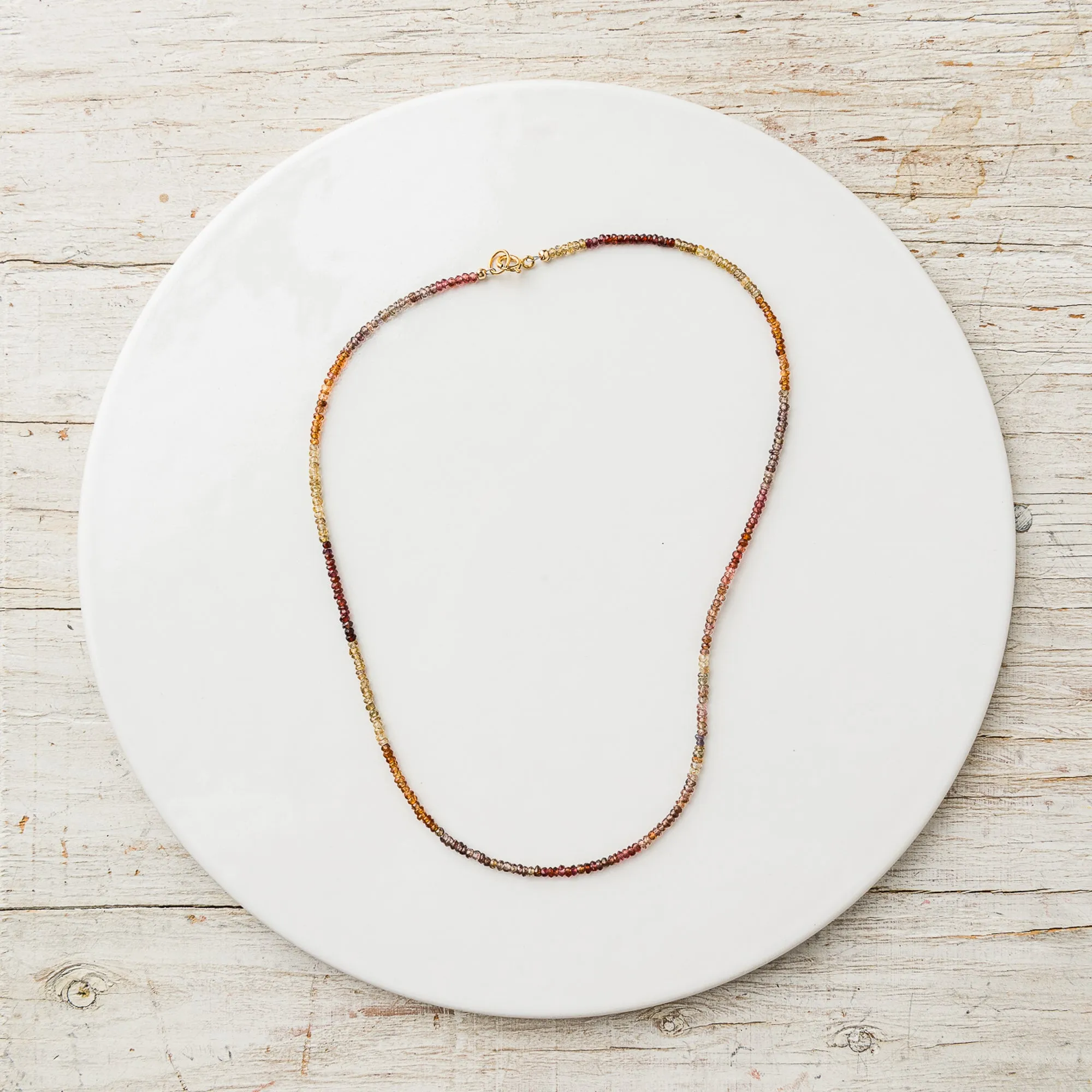 Tunduru Sapphire Beaded Necklace