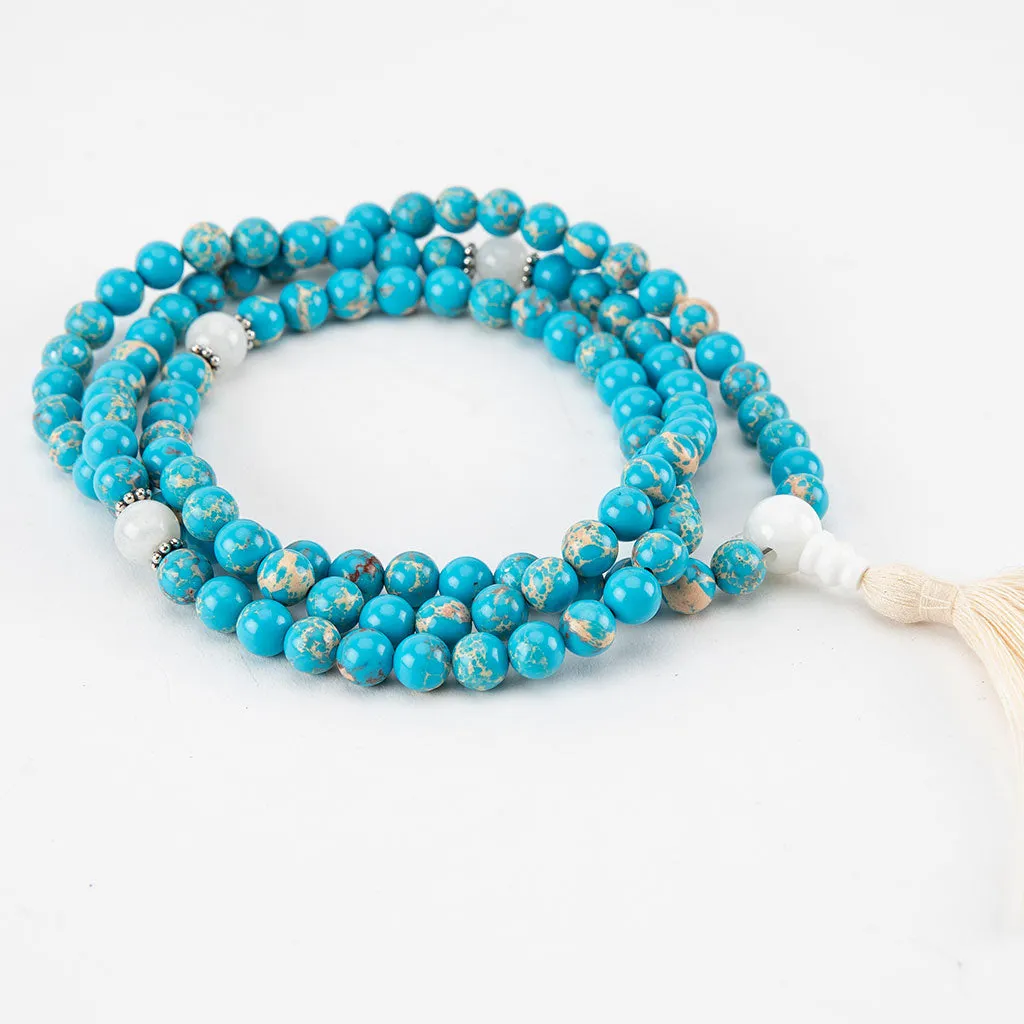 Turquoise Mala Necklace