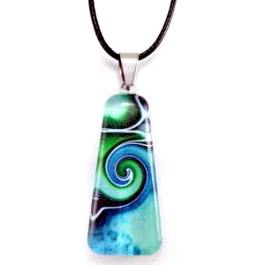 Turquoise Mystic Wave Pendant