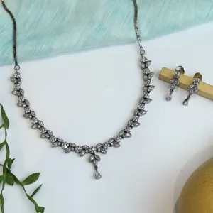 Victorian Zircon/AD Necklace Set 12275-8660