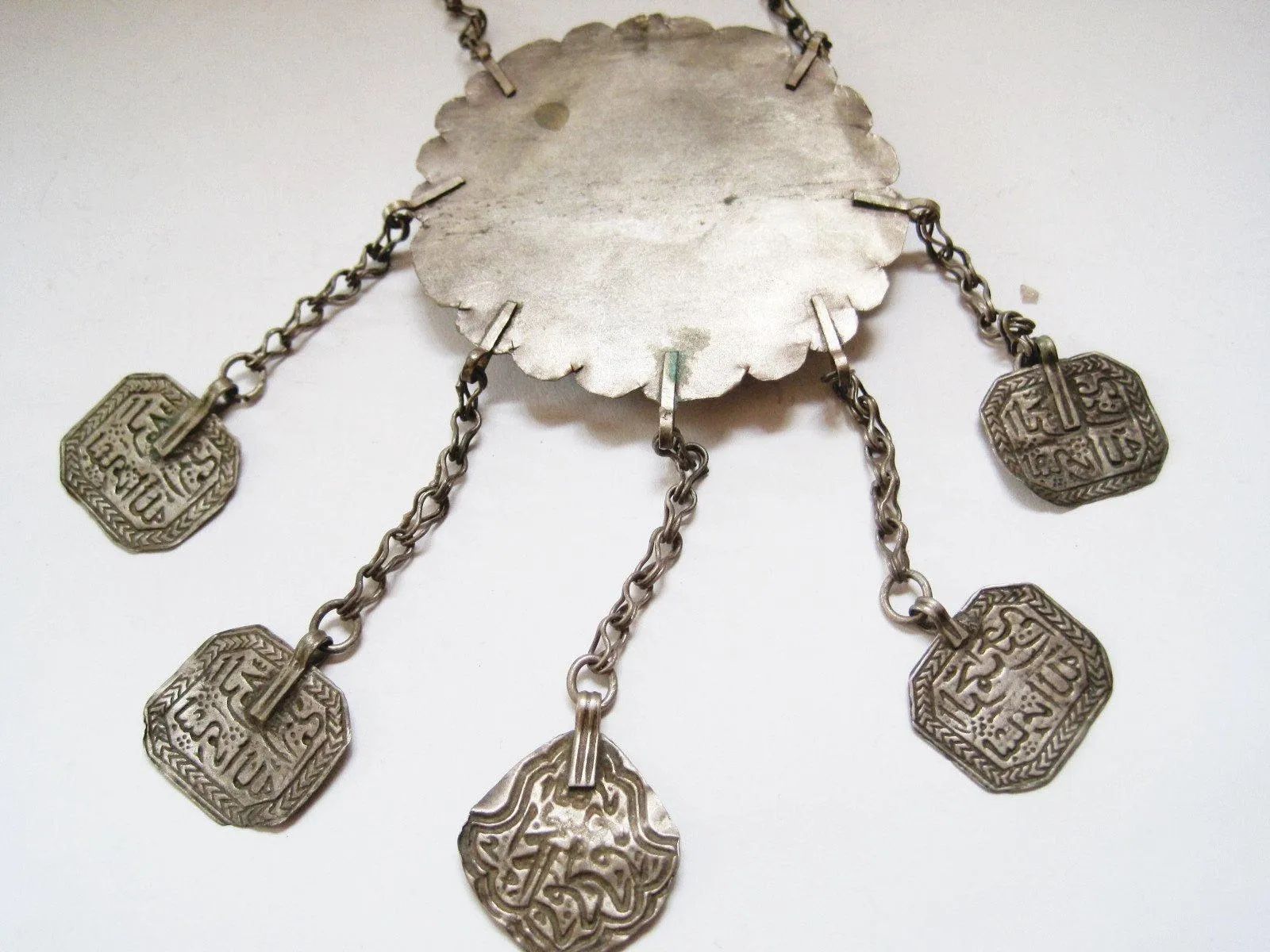 Vintage Islamic Necklace with Large Pendant