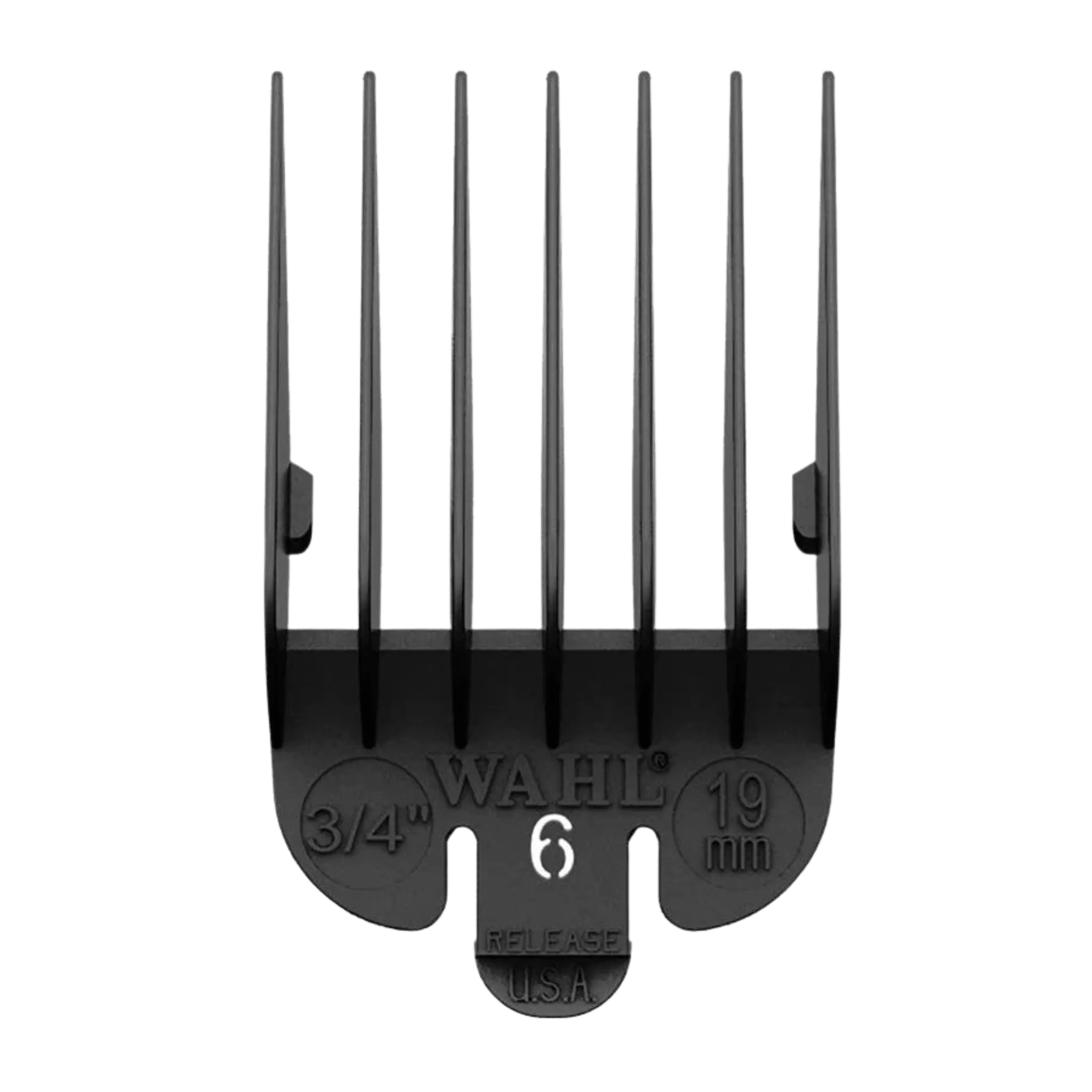 Wahl Black Plastic Tab Clipper Comb 19mm/#6 WA3174