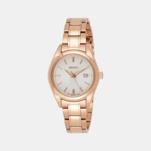 Women's White Analog Stainless Steel Watch SUR630P1