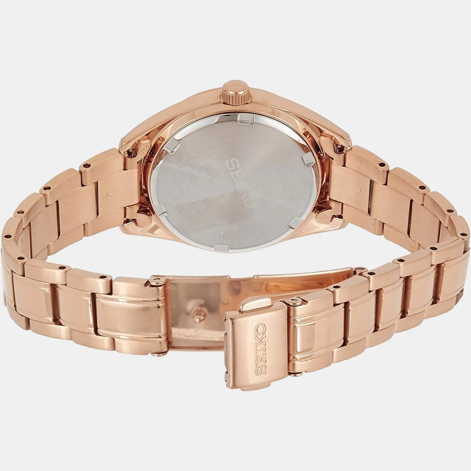 Women's White Analog Stainless Steel Watch SUR630P1